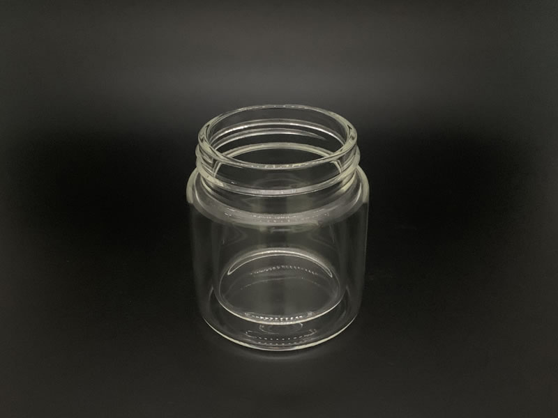 帶牙雙層玻璃瓶-耐溫